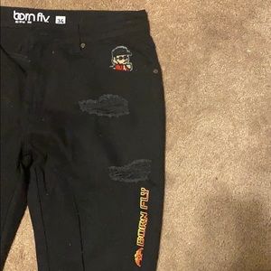 Born fly Patched pants